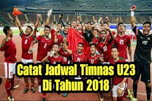 Jadwal Timnas Indonesia U-23 di Anniversary Cup 2018