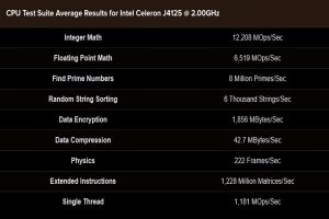 Intel Celeron Processor J4125